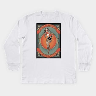 Fight Against Oppression 2 Kids Long Sleeve T-Shirt